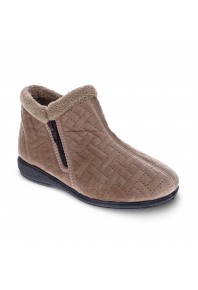 Scholl Dahlia Quilted Slipper - Taupe